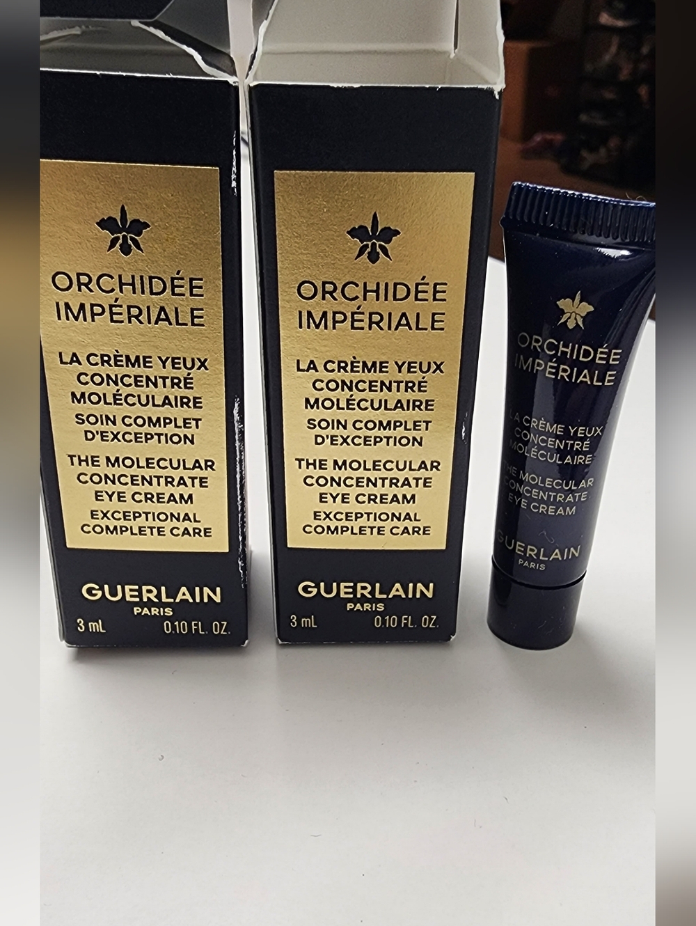 2 Guerlain Orchidee Imperiale The Molecular Concentrate Eye Cream 2 x3 ml Mini